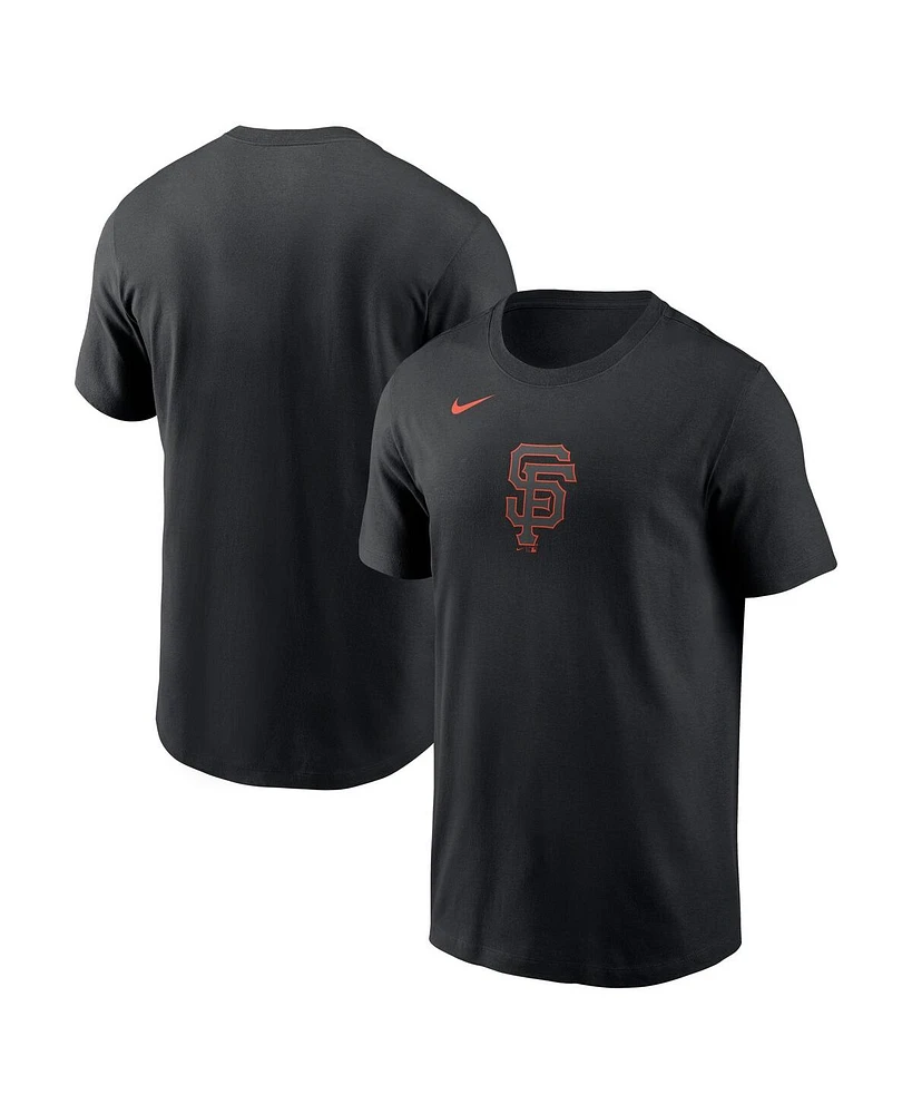 Nike Men's Black San Francisco Giants Lights Out Color Pop T-Shirt