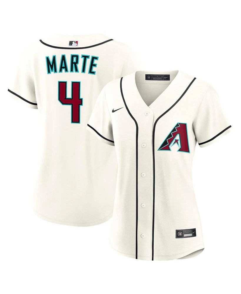 Nike Women's Ketel Marte Cream Arizona Diamondbacks Home Replica Jersey