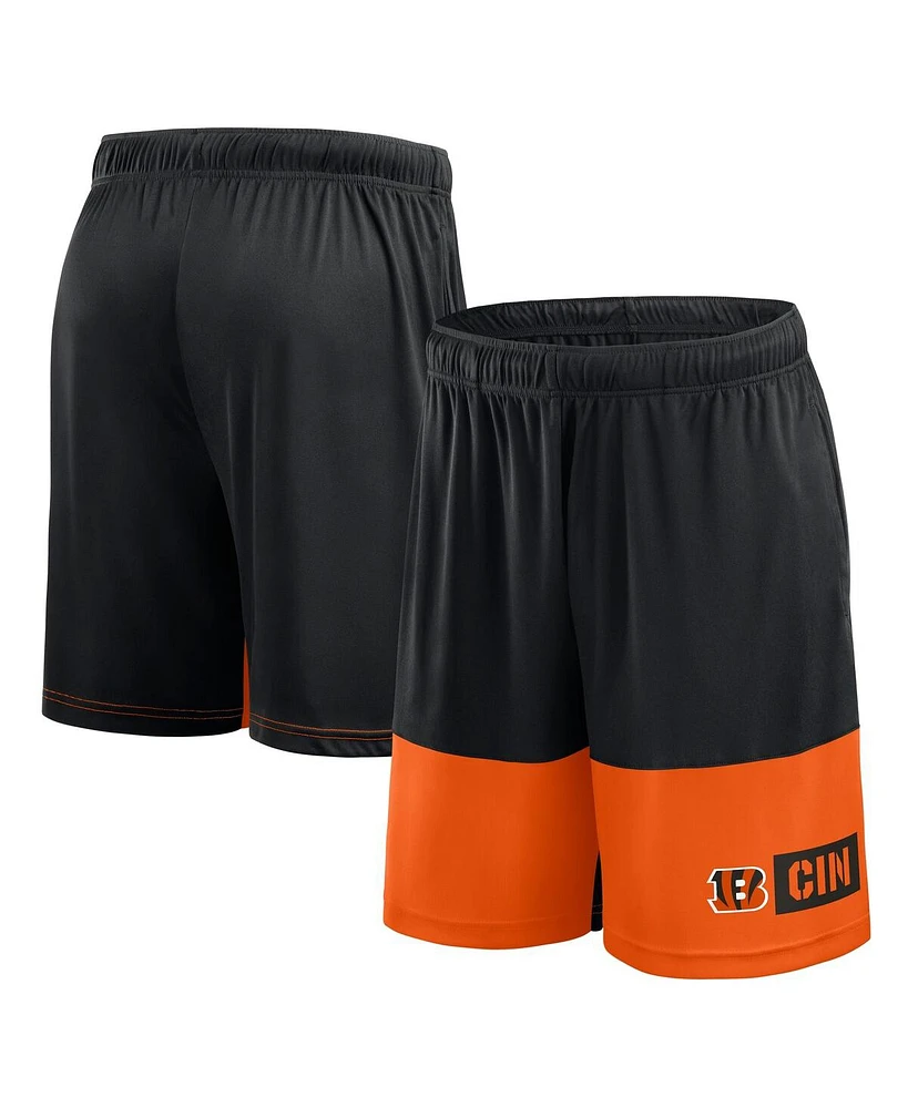 Logo Athletic Men's Black Cincinnati Bengals Best of the Shorts