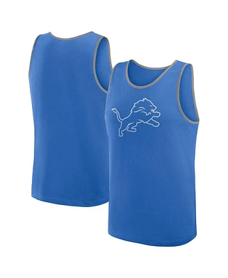 Logo Athletic Men's Blue Detroit Lions Unmatched Success Tank Top