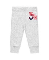 Wear by Erin Andrews Baby Boys and Girls 3-Piece Washington Capitals Turn Me Around Bodysuits Pants Set