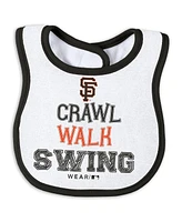 Wear by Erin Andrews Baby Boys and Girls San Francisco Giants Sleep Play with Bib Set