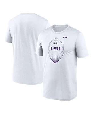 Nike Men's White Lsu Tigers Primetime Legend Icon Performance T-Shirt