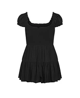 City Chic Plus Zuri Playsuit