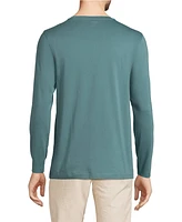 Lands' End Big & Tall Long Sleeve Cotton Supima Tee