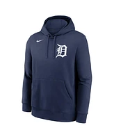 Nike Men's Riley Greene Navy Detroit Tigers Player Name Number Club Fleece Pullover Hoodie