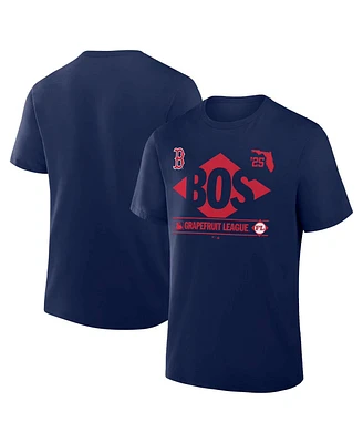 Fanatics Men's Navy Boston Red Sox 2025 Spring Training Grapefruit League True Icon T-Shirt