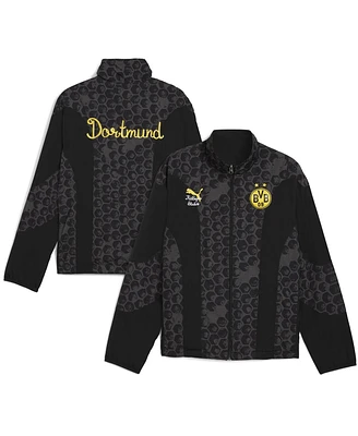 Puma x KidSuper Men's Black Borussia Dortmund 2025 Fifa Club World Cup Reversible Full-Zip Jacket