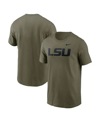 Nike Men's Olive Lsu Tigers Primetime Logo Performance T-Shirt