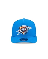 New Era Men's Blue Oklahoma City Thunder Core Logo A-Frame 9FIFTY Snapback Hat