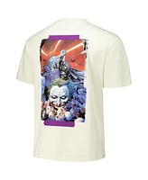 Freeze Max Men's Cream Batman Comics The Joker Loose Fit T-Shirt