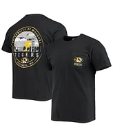 Image One Men's Black Missouri Tigers Circle Campus Scene T-Shirt