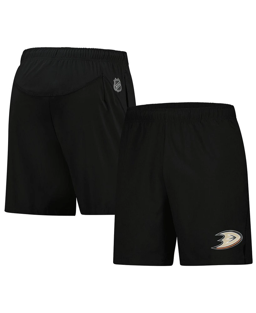 Fanatics Men's Black Anaheim Ducks Tech Training Shorts