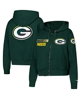 Pro Standard Women's Green Bay Packers Split Logo Full Zip Hoodie
