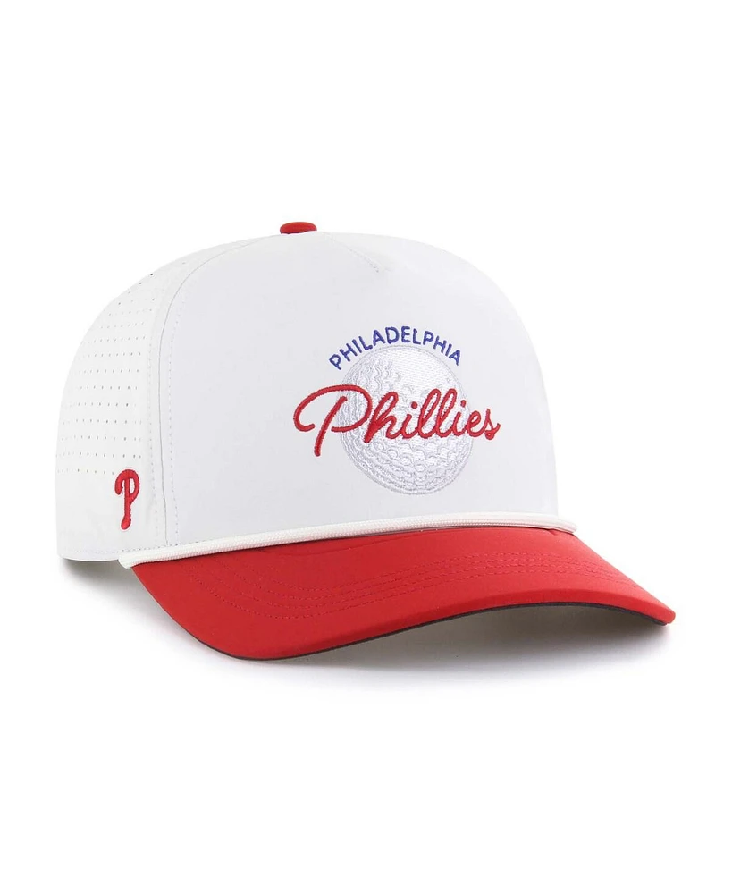 '47 Brand Men's White/Red Philadelphia Phillies Gimmie Golf Hitch Rope Adjustable Hat