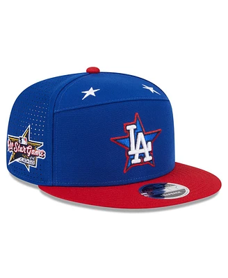 New Era Men's Blue/Red Los Angeles Dodgers 2025 Mlb All-Star Game Workout Side Patch 9FIFTY Snapback Hat
