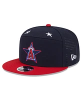 New Era Men's Navy/Red Los Angeles Angels 2025 Mlb All-Star Game Workout Side Patch 9FIFTY Snapback Hat