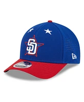New Era Men's Blue/Red San Diego Padres 2025 Mlb All-Star Game Workout 9FORTY M-Crown Adjustable Hat