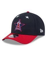 New Era Men's Navy/Red Los Angeles Angels 2025 Mlb All-Star Game Workout 9FORTY M-Crown Adjustable Hat