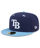 New Era Men's Navy/Light Blue Tampa Bay Rays 2025 Mlb All-Star Game Side Patch 59FIFTY Fitted Hat