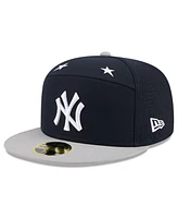 New Era Men's Navy/Gray York Yankees 2025 Mlb All-Star Game Side Patch 59FIFTY Fitted Hat