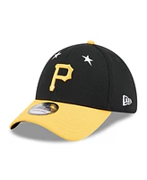 New Era Men's Black/Gold Pittsburgh Pirates 2025 Mlb All-Star Game 39THIRTY Flex Hat