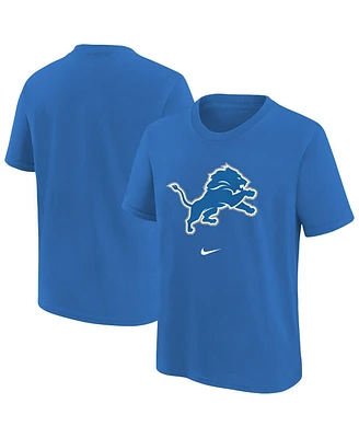 Nike Big Boys and Girls Blue Detroit Lions Primary Logo Legend T-Shirt