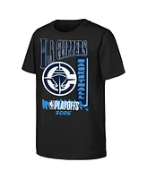 Outerstuff Big Boys and Girls Black La Clippers 2025 Nba Playoffs Hype T-Shirt