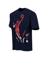 Round21 Men's and Women's Navy Indiana Fever Victory T-Shirt