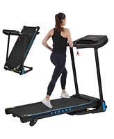 Streamdale Furniture Incline Treadmill, 3.0HP, Auto-Fold, Bluetooth Speaker