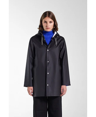 Stutterheim Women's Stockholm Long Sleeve Hooded Raincoat