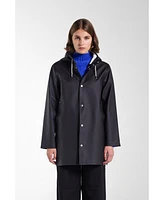Stutterheim Women's Stockholm Long Sleeve Hooded Raincoat