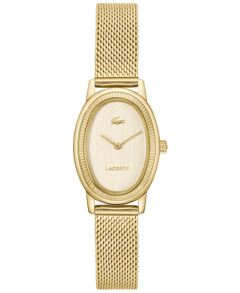 Lacoste Women's Parisienne Gold Tone Stainless Steel Bracelet Watch, 22mm