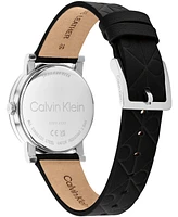 Calvin Klein Women's Black Leather Strap Watch, 32mm