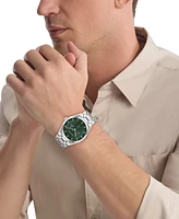 Calvin Klein Men's Silver Tone Stainless Steel Bracelet Watch, 39mm
