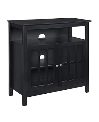 Convenience Concepts 36" Big Sur Highboy Tv Stand with Storage Cabinets