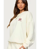 Edikted Womens Cherry Babe Sweatshirt