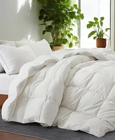Unikome Ultra Soft White Goose Feather and Down Comforter, Full/Queen