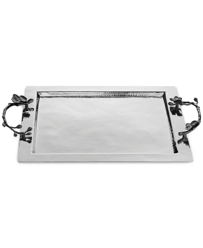 Michael Aram Black Orchid Handled Serving Tray