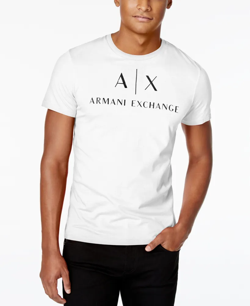 A|X Armani Exchange Men's Graphic-Print Logo T-Shirt