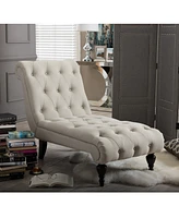 Light Beige Chaise Lounge