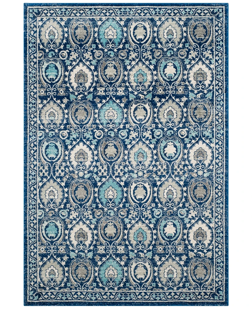 Safavieh Evoke EVK251C Blue/Ivory 8' x 10' Area Rug