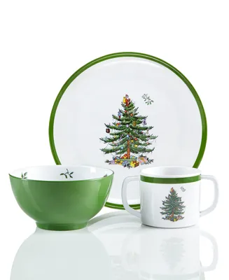 Spode Christmas Tree 3-Pc. Kids Melamine Set