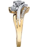 Sirena Diamond Engagement Ring (5/8 ct. t.w.) in 14k Gold and White Gold