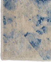 Closeout! Nourison Home Moraine MO745 Blue 5'3" x 7'5" Area Rug