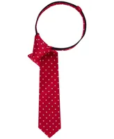 Tommy Hilfiger Dot-Print Zipper Tie, Big Boys