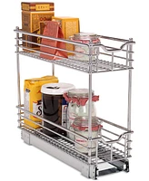 Household Essentials Chrome Glidez Narrow 7-inch Sliding Organizer