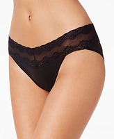 Natori Bliss Perfection Lace-Waist Bikini Underwear 756092