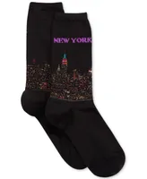 Hot Sox Women's New York Fashion Crew Socks