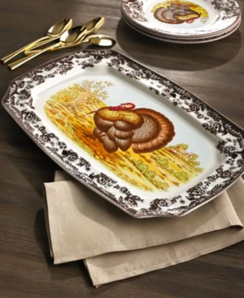 Spode Dinnerware Woodland Turkey Collection